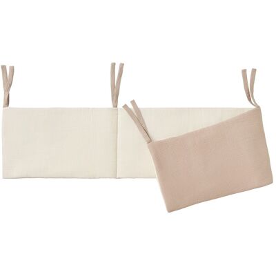 BORNINO HOME Wende-Nestchen Musselin 34x180 cm braun BORNINO HOME Wende-Nestchen Musselin 34x180 cm braun