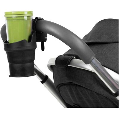 babycab Universal Getränkehalter klappbar schwarz babycab Universal Getränkehalter klappbar schwarz