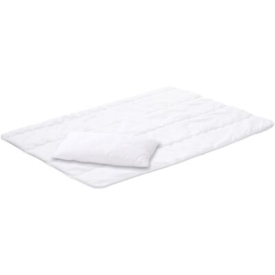 Alvi Steppbett-Set Thermovlies 40x60cm / 100x135cm weiss Alvi Steppbett-Set Thermovlies 40x60cm / 100x135cm weiss