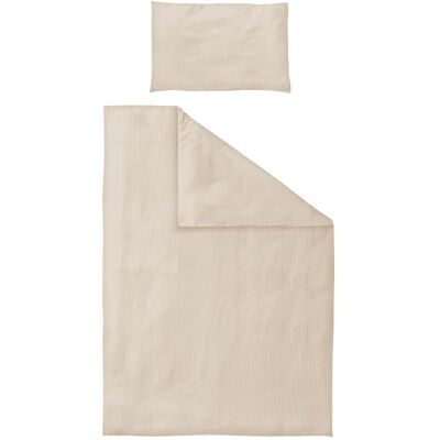 BORNINO HOME Bettwäsche Musselin 40x60 / 100x135 cm beige BORNINO HOME Bettwäsche Musselin 40x60 / 100x135 cm beige