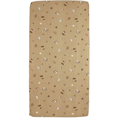 Meyco Baby Jersey-Spannbetttuch 60x120 cm beige Meyco Baby Jersey-Spannbetttuch 60x120 cm beige