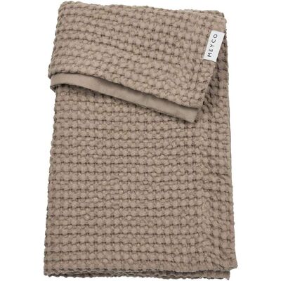 Meyco Baby Babydecke Waffelpiqué 75x100 braun Meyco Baby Babydecke Waffelpiqué 75x100 braun