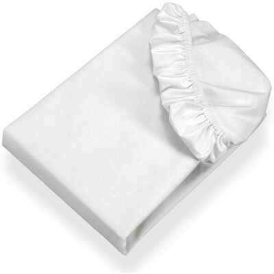 SETEX Jersey-Spannbetttuch wasserdicht 70x140 cm weiss SETEX Jersey-Spannbetttuch wasserdicht 70x140 cm weiss