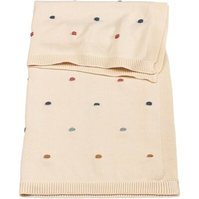BORNINO HOME Babydecke Dots 80x100 cm natur BORNINO HOME Babydecke Dots 80x100 cm natur