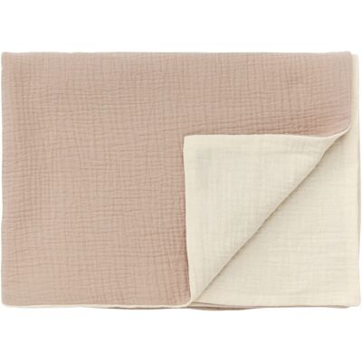 BORNINO HOME Wende-Kuscheldecke Musselin 75x100 cm braun BORNINO HOME Wende-Kuscheldecke Musselin 75x100 cm braun