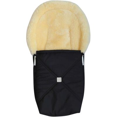 Kaiser Lammfellfußsack für Babyschalen EMMY schwarz Kaiser Lammfellfußsack für Babyschalen EMMY schwarz