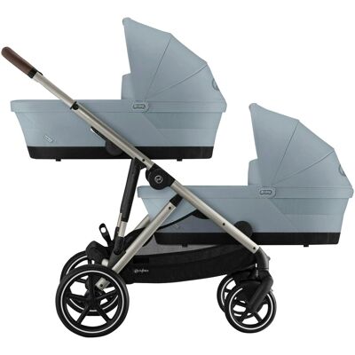 Cybex Zwillings- und Geschwisterwagen eGazelle S blau Cybex Zwillings- und Geschwisterwagen eGazelle S blau