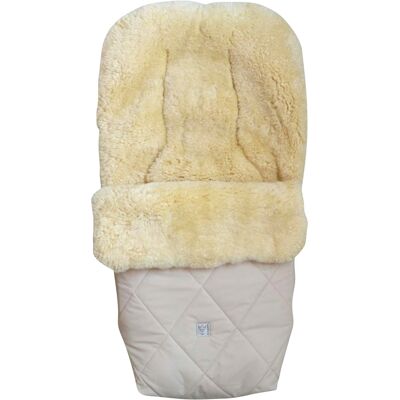 Kaiser Lammfellfußsack COOSY beige Kaiser Lammfellfußsack COOSY beige