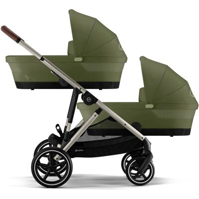 Cybex Zwillings- und Geschwisterwagen Gazelle S gruen Cybex Zwillings- und Geschwisterwagen Gazelle S gruen
