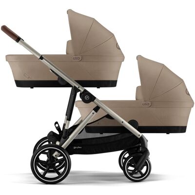 Cybex Zwillings- und Geschwisterwagen Gazelle S beige Cybex Zwillings- und Geschwisterwagen Gazelle S beige