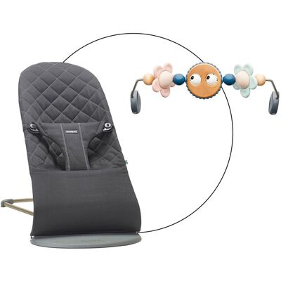 BabyBjörn Bundle Babywippe Bliss gewebt inklusive Spielbogen schwarz BabyBjörn Bundle Babywippe Bliss gewebt inklusive Spielbogen schwarz