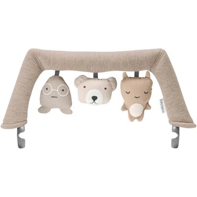 BabyBjörn Spielzeug für Babywippe Soft Friends grau BabyBjörn Spielzeug für Babywippe Soft Friends grau