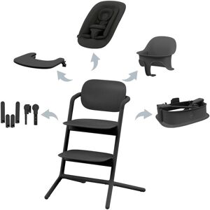 Cybex Bundle Treppenhochstuhl Lemo 2.0 5-in-1 Set schwarz Cybex Bundle Treppenhochstuhl Lemo 2.0 5-in-1 Set schwarz