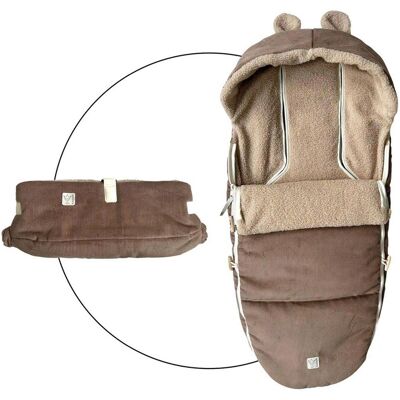 Kaiser Fußsack HAU KEA Bundle inkl. Handwärmer braun Kaiser Fußsack HAU KEA Bundle inkl. Handwärmer braun
