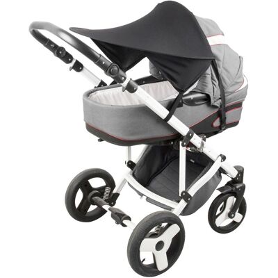 babycab Universal Sonnenverdeck für Kinderwagen schwarz babycab Universal Sonnenverdeck für Kinderwagen schwarz