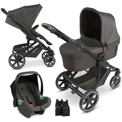 ABC Design Kombikinderwagen Sierra Trio-Set inkl. Babyschale Tulip braun ABC Design Kombikinderwagen Sierra Trio-Set inkl. Babyschale Tulip braun