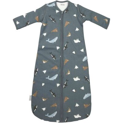 Meyco Baby Ganzjahresschlafsack mit abnehmbaren Ärmeln 2.5 TOG blau Meyco Baby Ganzjahresschlafsack mit abnehmbaren Ärmeln 2.5 TOG blau