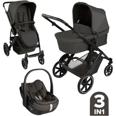ABC Design Kombikinderwagen Salsa Core Trio-Set inkl. Babyschale Calla grau ABC Design Kombikinderwagen Salsa Core Trio-Set inkl. Babyschale Calla grau