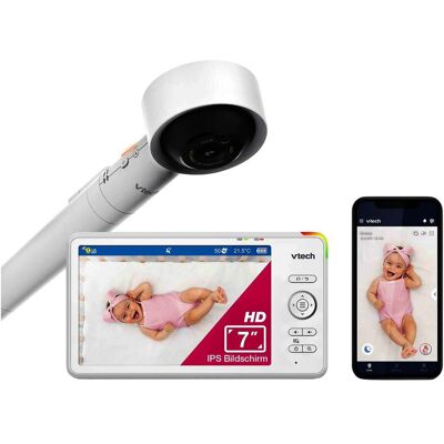 Vtech Babyphone mit Kamera RM7787, 300 m weiss Vtech Babyphone mit Kamera RM7787, 300 m weiss