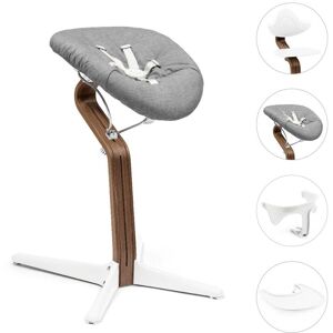 Stokke Bundle Hochstuhl Walnuss inkl. Newbornset, Babyset und Tray weiss Stokke Bundle Hochstuhl Walnuss inkl. Newbornset, Babyset und Tray weiss