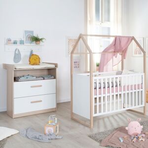 roba 2-tlg. Babyzimmer Cabane weiss natur roba 2-tlg. Babyzimmer Cabane weiss natur