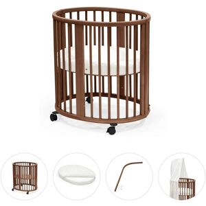 Stokke Bundle Sleepi Mini inkl. Matratze und Spannbetttuch, Himmelstange und Himmel braun Stokke Bundle Sleepi Mini inkl. Matratze und Spannbetttuch, Himmelstange und Himmel braun