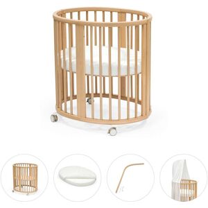 Stokke Bundle Sleepi Mini inkl. Matratze und Spannbetttuch, Himmelstange und Himmel natur Stokke Bundle Sleepi Mini inkl. Matratze und Spannbetttuch, Himmelstange und Himmel natur
