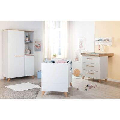 roba 3-tlg. Babyzimmer Leon weiss roba 3-tlg. Babyzimmer Leon weiss