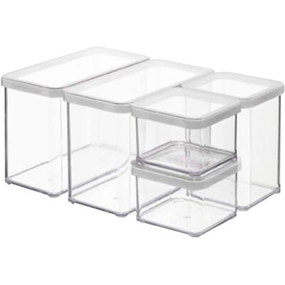 Rotho Babydesign Utensilo-Set 5-tlg. PINA Set 2 transparent Rotho Babydesign Utensilo-Set 5-tlg. PINA Set 2 transparent