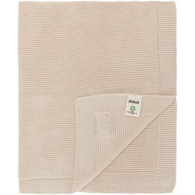 FILLIKID Babydecke - Bio-Baumwolle, 80x100cm, Beige FILLIKID Babydecke - Bio-Baumwolle, 80x100cm, Beige