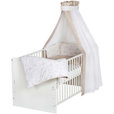 Schardt Babybett-Set »Classic« - 143x77x79,5cm - Beige - Buchenholz Schardt Babybett-Set »Classic« - 143x77x79,5cm - Beige - Buchenholz