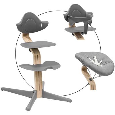 Stokke Bundle Hochstuhl inkl. Newbornset und Babyset grau Stokke Bundle Hochstuhl inkl. Newbornset und Babyset grau