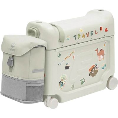 Stokke Reiseset inkl. BedBox und Wickelrucksack gruen Stokke Reiseset inkl. BedBox und Wickelrucksack gruen