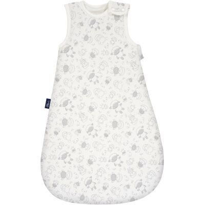 Alvi Ganzjahresschlafsack Baby-Maxime 1.5 TOG weiss grau Alvi Ganzjahresschlafsack Baby-Maxime 1.5 TOG weiss grau