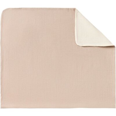 BORNINO HOME Wende-Bezug Wickelauflage Musselin 85x75 cm braun BORNINO HOME Wende-Bezug Wickelauflage Musselin 85x75 cm braun