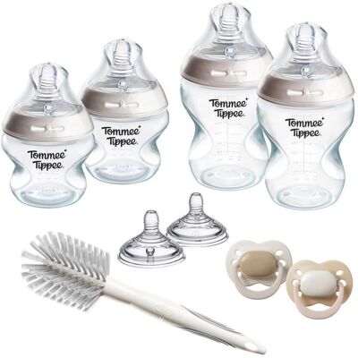 Tommee Tippee 9tlg. Starter-Set für Neugeborene transparent Tommee Tippee 9tlg. Starter-Set für Neugeborene transparent