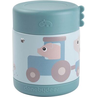 Done by Deer Thermobehälter Tiny Farm 300 ml blau Done by Deer Thermobehälter Tiny Farm 300 ml blau