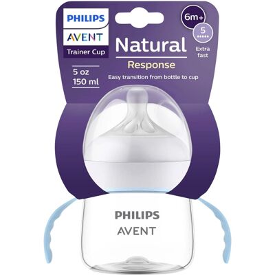 Philips Avent Trinklernbecher Natural Response, 150ml, ab 6M transparent Philips Avent Trinklernbecher Natural Response, 150ml, ab 6M transparent