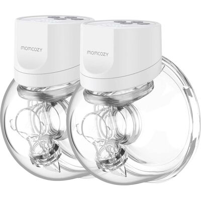 Momcozy Elektrische Milchpumpe S12 Pro+, tragbar weiss Momcozy Elektrische Milchpumpe S12 Pro+, tragbar weiss