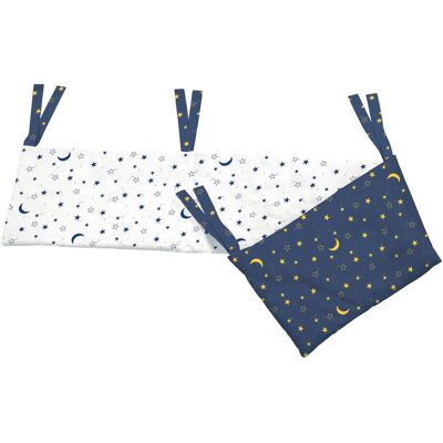 BORNINO HOME Nestchen Mond und Sterne 34x180 cm weiss BORNINO HOME Nestchen Mond und Sterne 34x180 cm weiss
