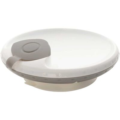reer Warmhalteteller mit Saugnapf weiss grau reer Warmhalteteller mit Saugnapf weiss grau