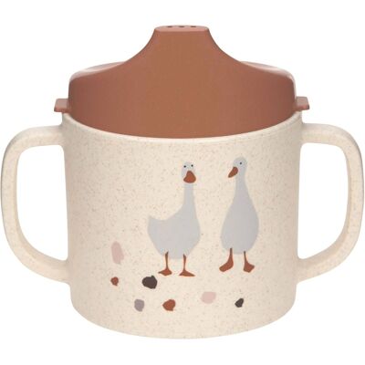 Lässig Trinklernbecher mit Henkel mit Zellulose beige Lässig Trinklernbecher mit Henkel mit Zellulose beige