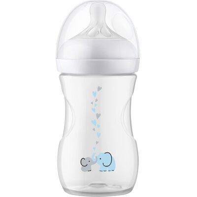 Philips Avent Babyflasche Natural Response, AirFree, 260ml, ab 1M transparent Philips Avent Babyflasche Natural Response, AirFree, 260ml, ab 1M transparent