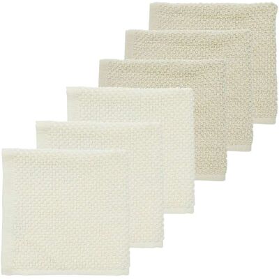 Meyco Baby 6er-Pack Spucktücher 30x30 cm natur beige Meyco Baby 6er-Pack Spucktücher 30x30 cm natur beige
