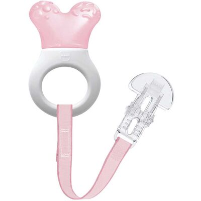 MAM Kühlbeißring Mini-Cooler & Clip rosa MAM Kühlbeißring Mini-Cooler & Clip rosa