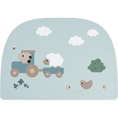 Done by Deer Platzset aus Silikon blau Done by Deer Platzset aus Silikon blau