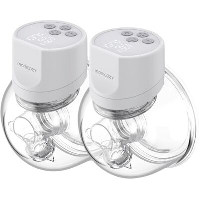 Momcozy Elektrische Doppelmilchpumpe S12 Pro, tragbar weiss Momcozy Elektrische Doppelmilchpumpe S12 Pro, tragbar weiss