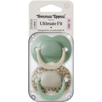 Tommee Tippee 2er-Pack Schnuller Latex 6-18M mehrfarbig Tommee Tippee 2er-Pack Schnuller Latex 6-18M mehrfarbig