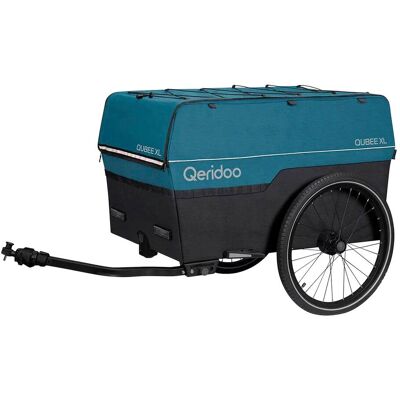 Qeridoo Fahrradanhänger Qubee XL Grey blau Qeridoo Fahrradanhänger Qubee XL Grey blau