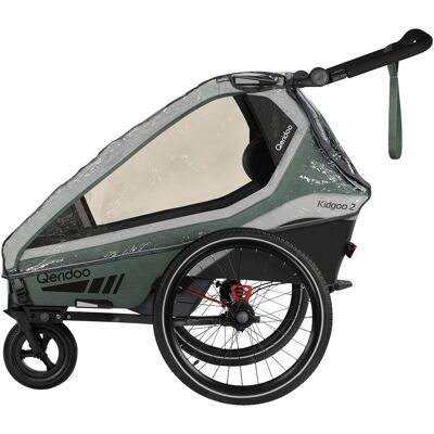 Qeridoo Kidgoo 2 Fahrradanhänger Regenschutz - Regen & Wind Qeridoo Kidgoo 2 Fahrradanhänger Regenschutz - Regen & Wind